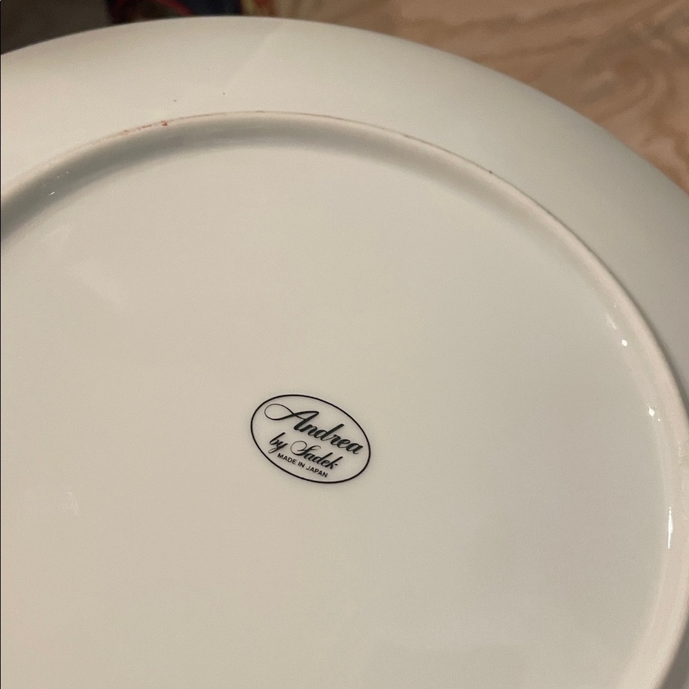 Andrea By Sadek Green Botanical Plate - Picture 2 of 2